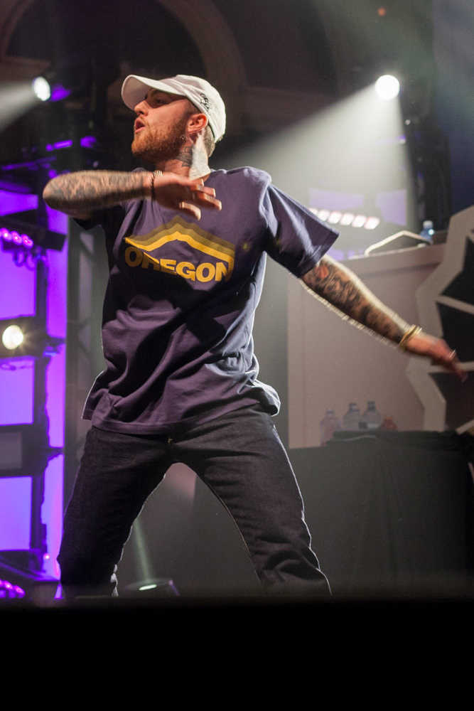 Mac Miller, Crystal Ballroom, photo by Blake Sourisseau