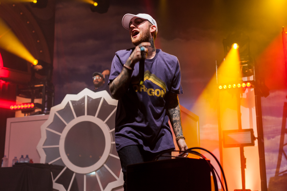 Mac Miller, Crystal Ballroom, photo by Blake Sourisseau