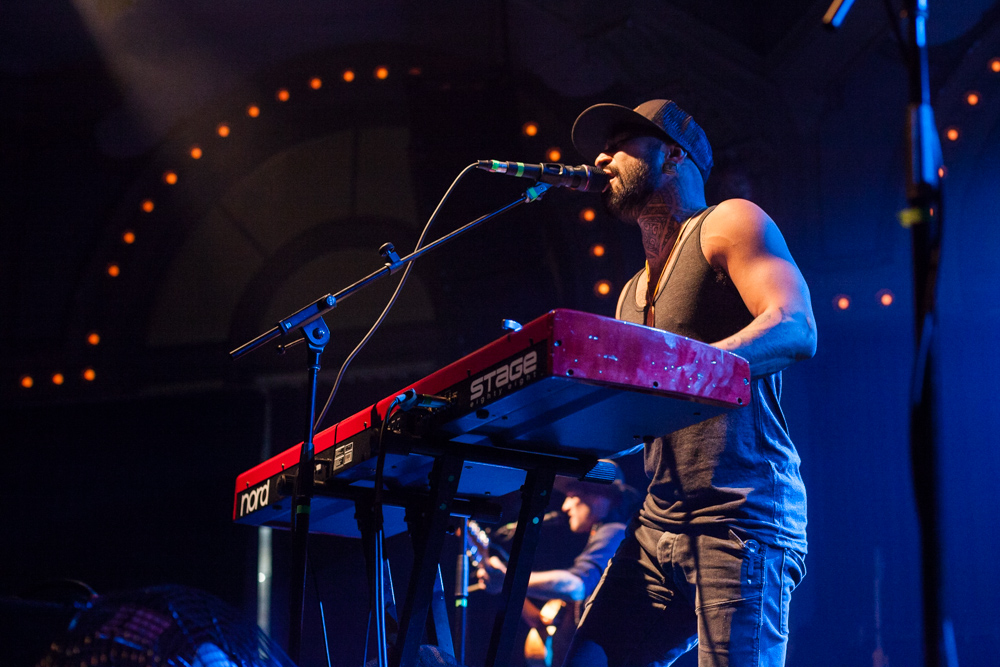 Nahko and Medicine for the People, Crystal Ballroom, 94.7 FM, photo by Blake Sourisseau
