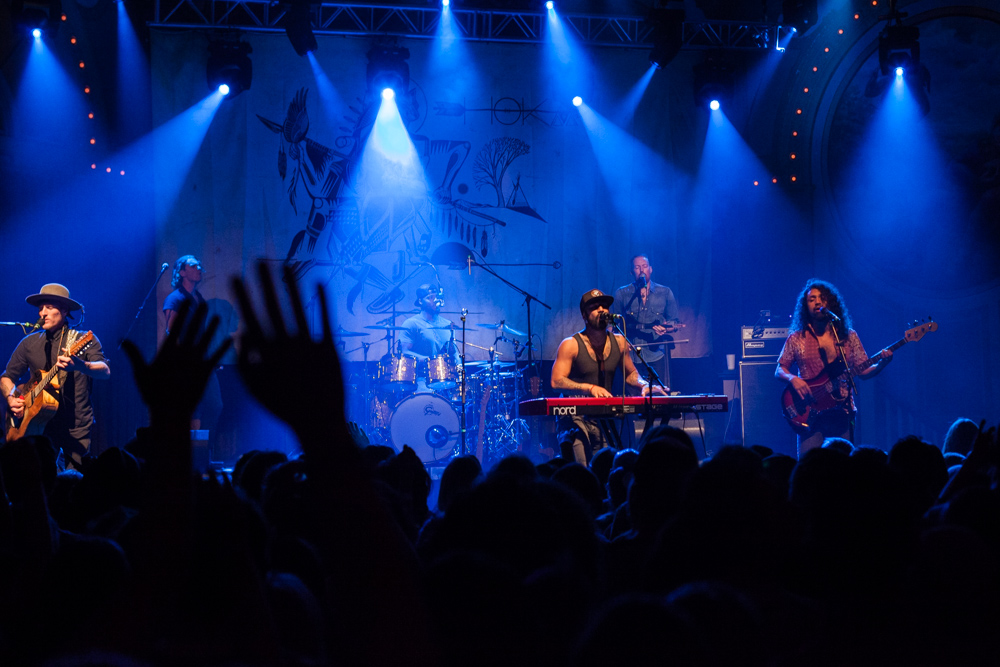 Nahko and Medicine for the People, Crystal Ballroom, 94.7 FM, photo by Blake Sourisseau