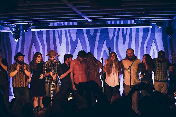 Craigie's Portland family at the Doug Fir on December 15 celebrating the release of 'No Rain, No Rose' over a month early in front of a sold-out hometown crowd—click to see more photos by Jessie McCall