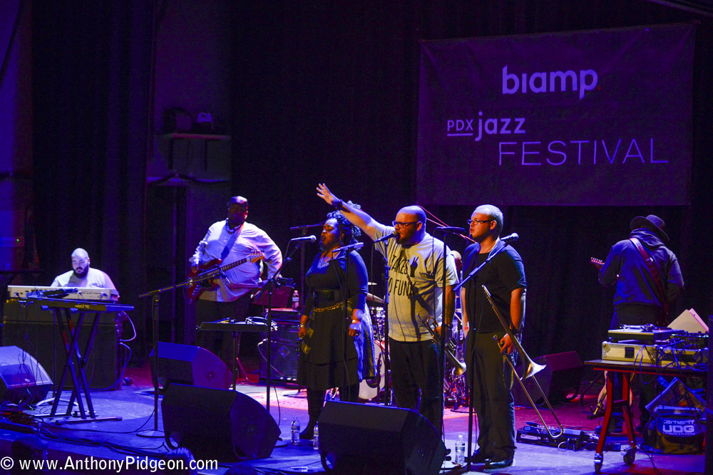Farnell Newton, The Othership Connection, Arietta Ward, PDX Jazz Festival, PDX Jazz, Revolution Hall, photo by Anthony Pidgeon
