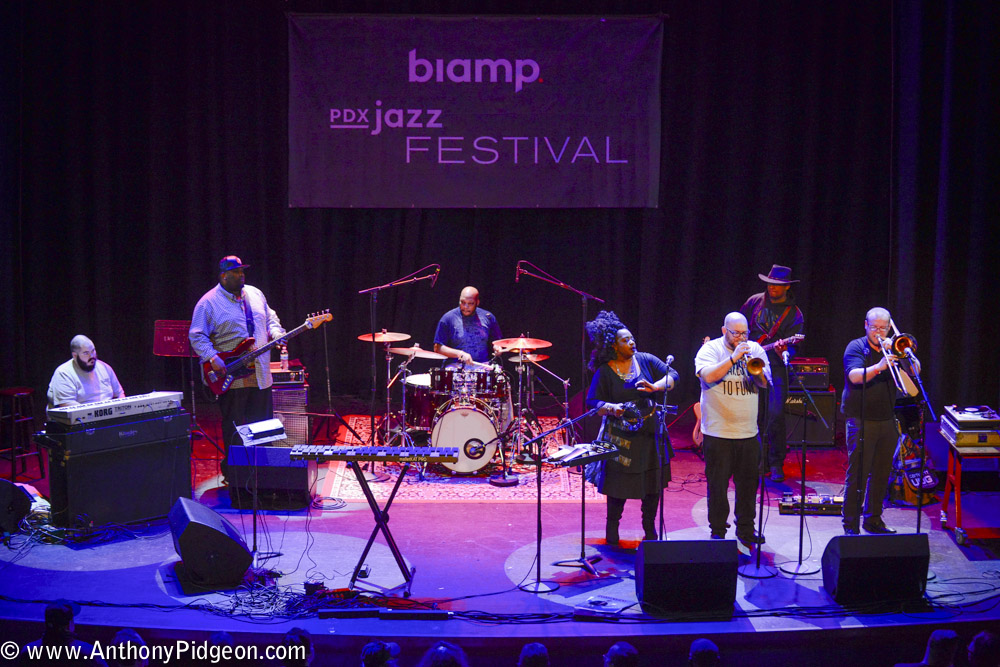 Farnell Newton, The Othership Connection, Arietta Ward, PDX Jazz Festival, PDX Jazz, Revolution Hall, photo by Anthony Pidgeon