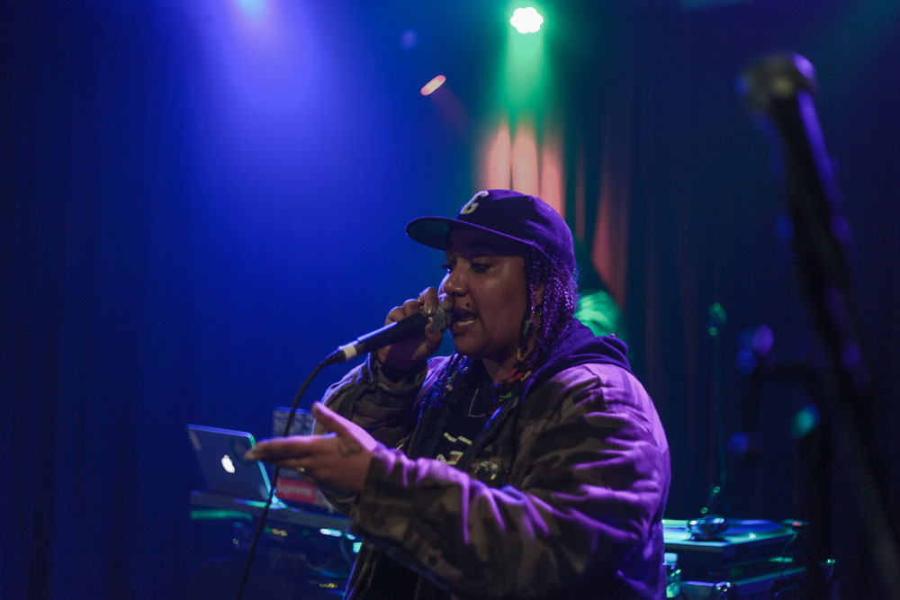 Gifted Gab, Star Theater, MOGO Music Festival, The Thesis, photo by Renée Lopez