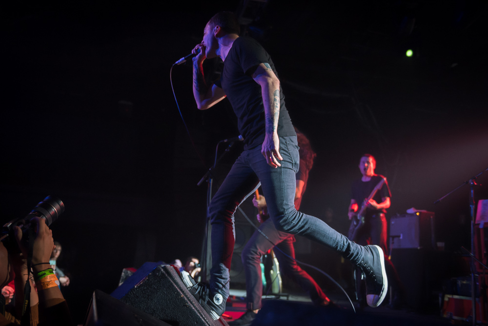 Touche Amore, Roseland Theater, photo by Jeff Ryan