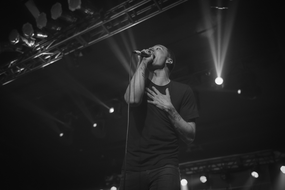 Touche Amore, Roseland Theater, photo by Jeff Ryan