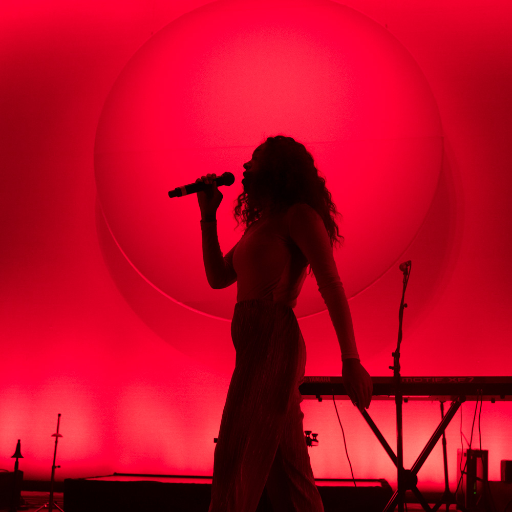 Solange, Arlene Schnitzer Concert Hall, Soul'd Out Music Festival, photo by Kai Hayashi