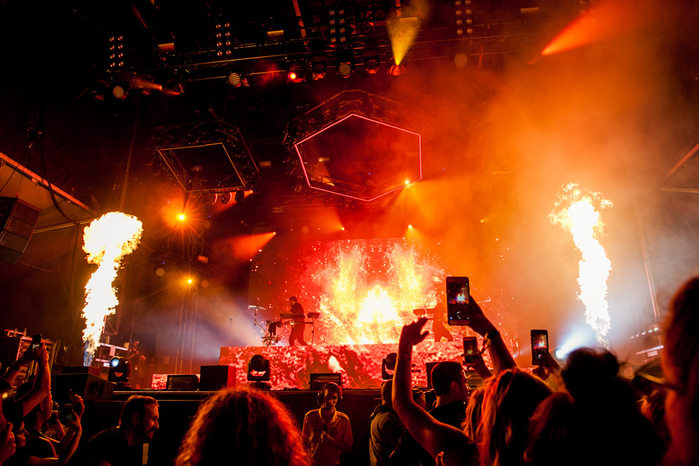 ODESZA, Bumbershoot, Seattle Center, photo by Tojo Andrianarivo