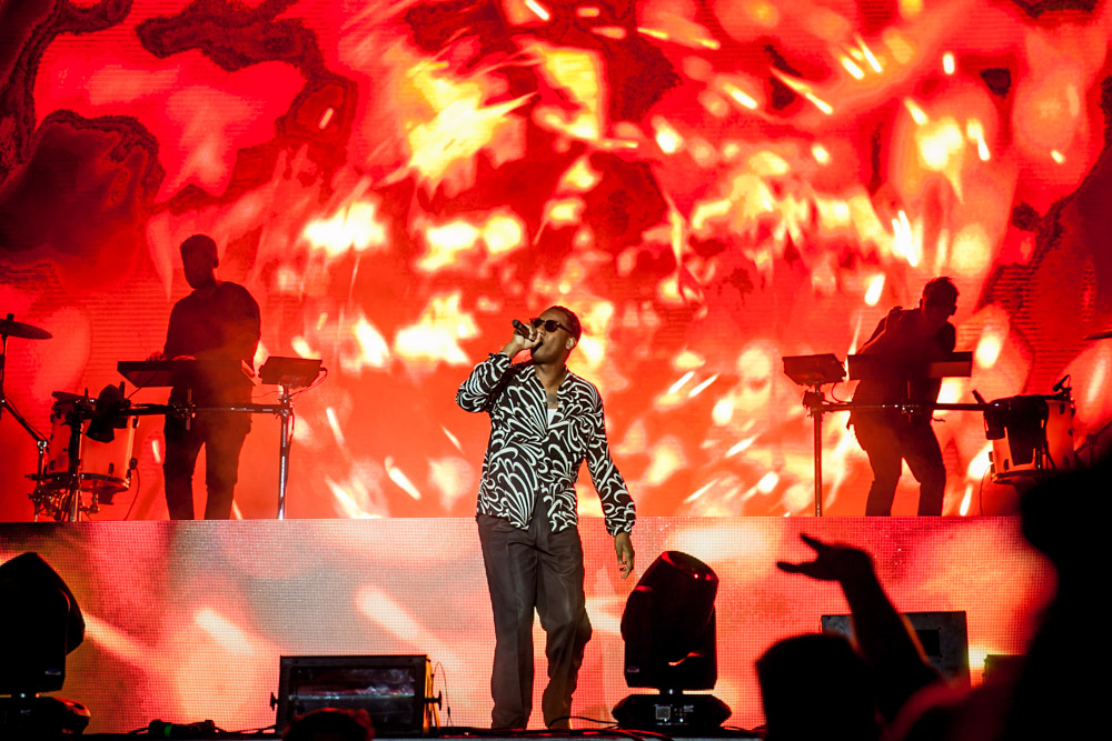 ODESZA, Leon Bridges, Bumbershoot, Seattle Center, photo by Tojo Andrianarivo