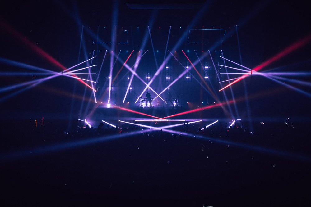 ODESZA, Veterans Memorial Coliseum, Rose Quarter, photo by Jessie McCall