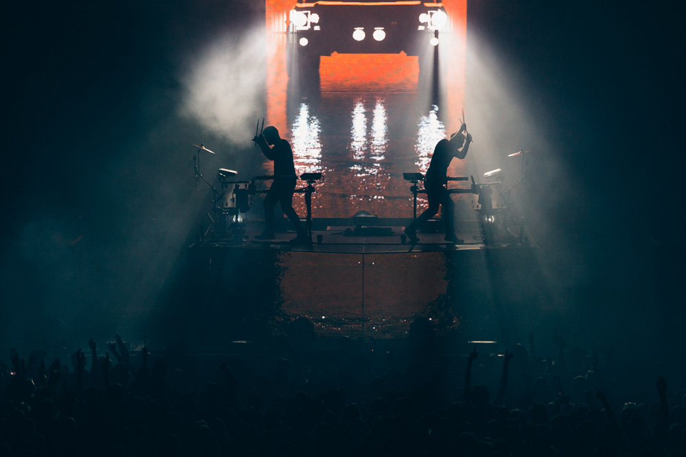ODESZA, Veterans Memorial Coliseum, Rose Quarter, photo by Jessie McCall