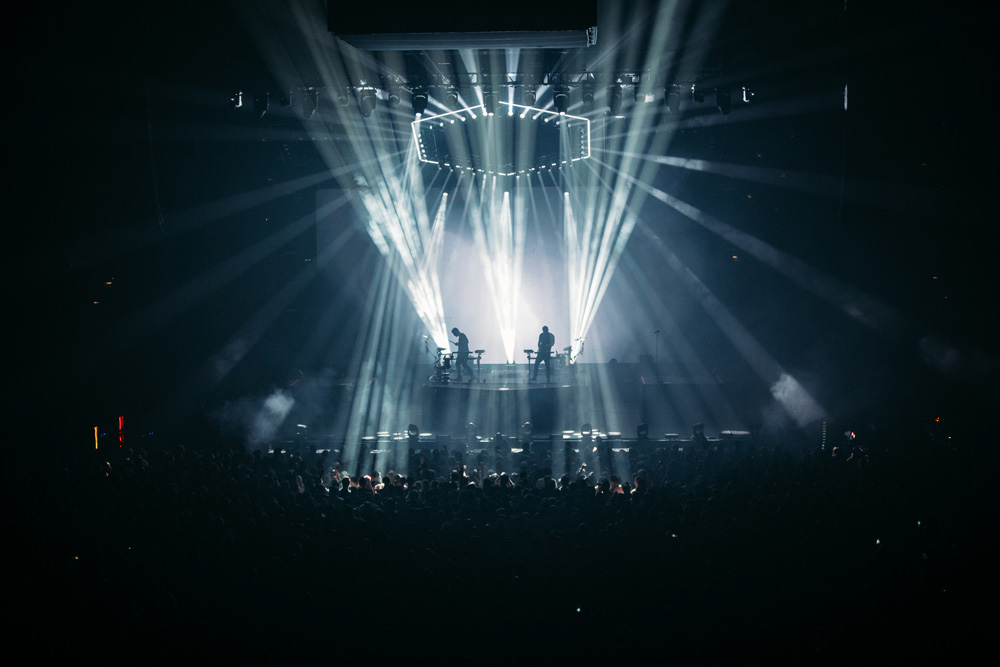 ODESZA, Veterans Memorial Coliseum, Rose Quarter, photo by Jessie McCall