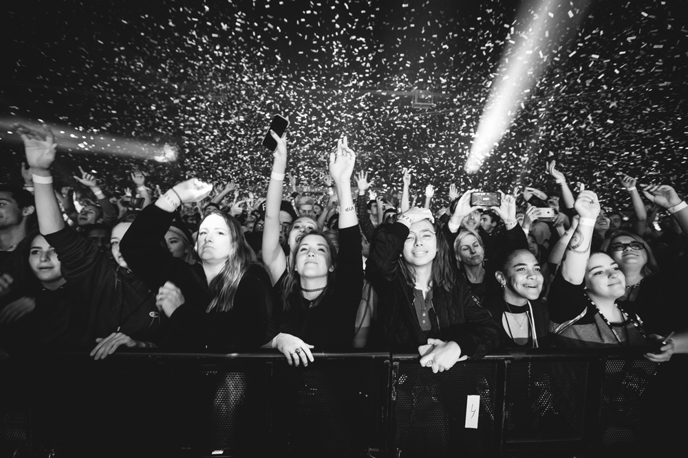 ODESZA, Veterans Memorial Coliseum, Rose Quarter, photo by Jessie McCall