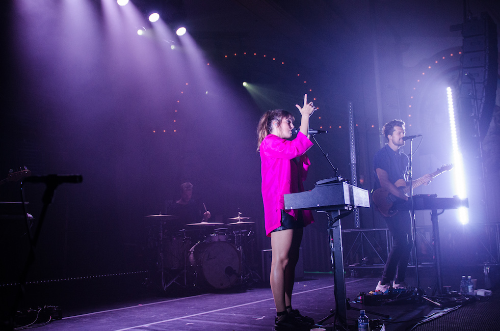 Oh Wonder, Crystal Ballroom, photo by Chelsea Gaya