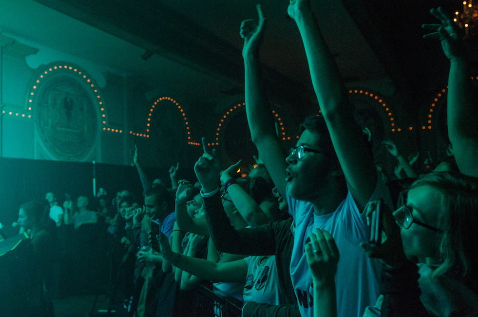 Oh Wonder, Crystal Ballroom, photo by Chelsea Gaya