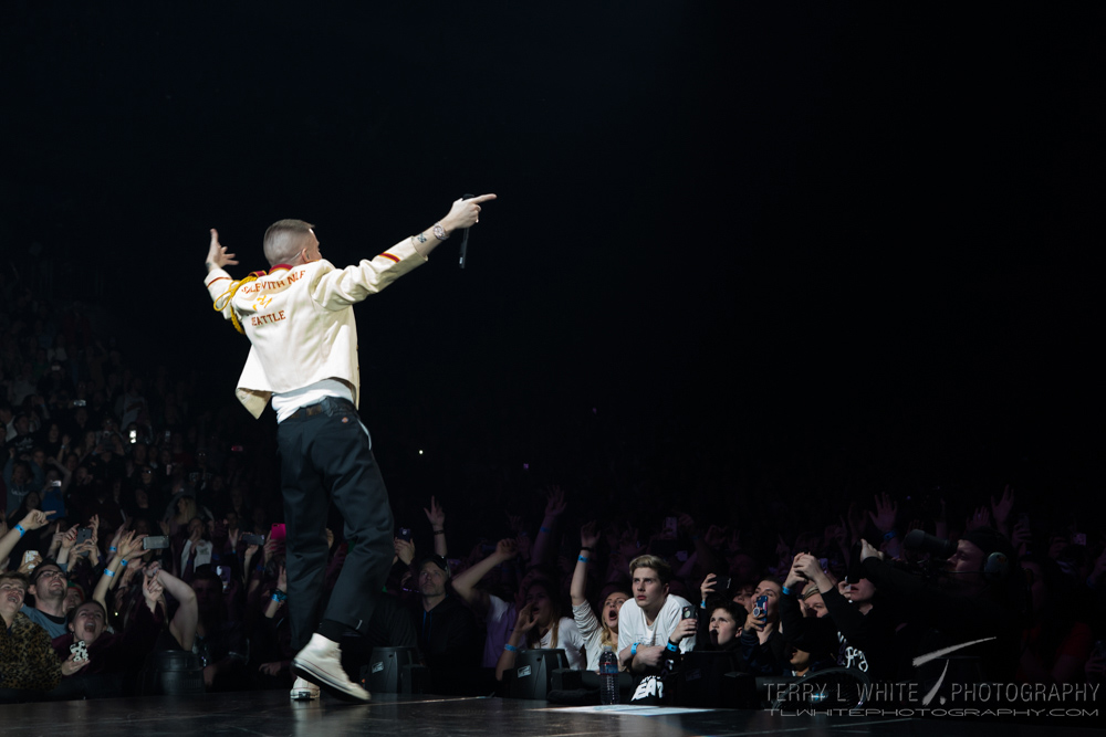 Macklemore, KeyArena, photo by Terry White