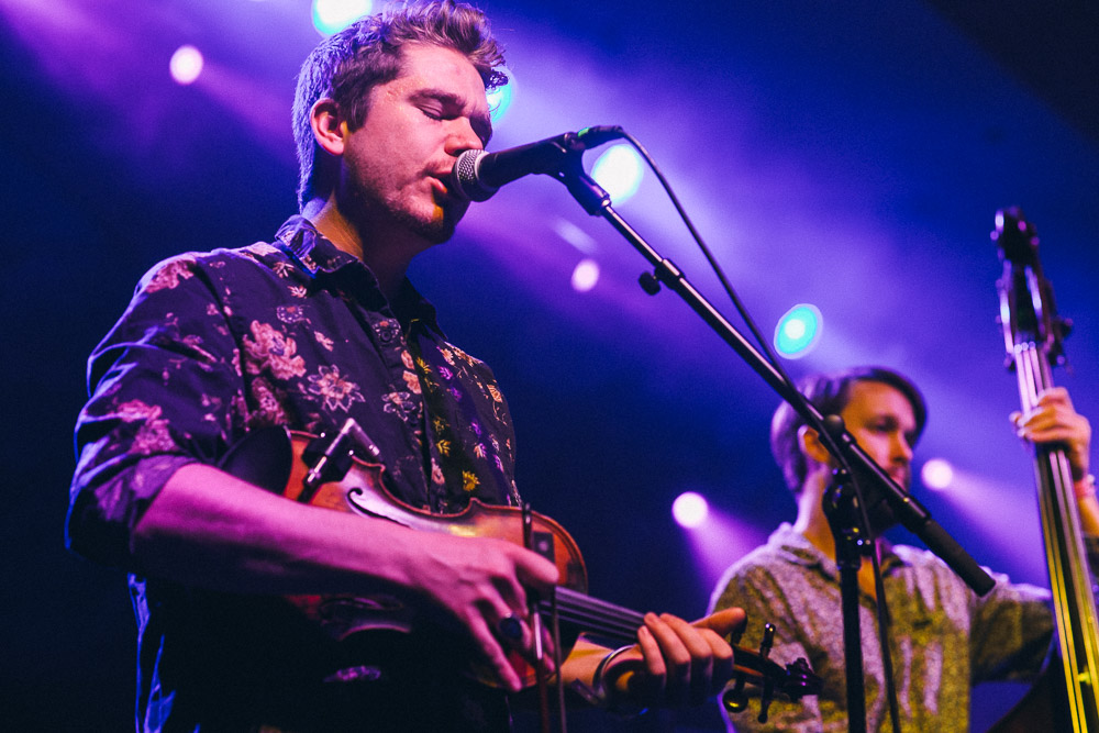 The Lil' Smokies, Crystal Ballroom, photo by Blake Sourisseau