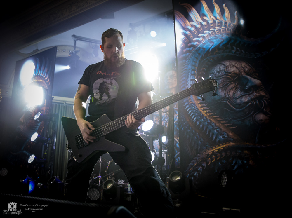 Meshuggah, Crystal Ballroom, photo by Alyssa Herrman