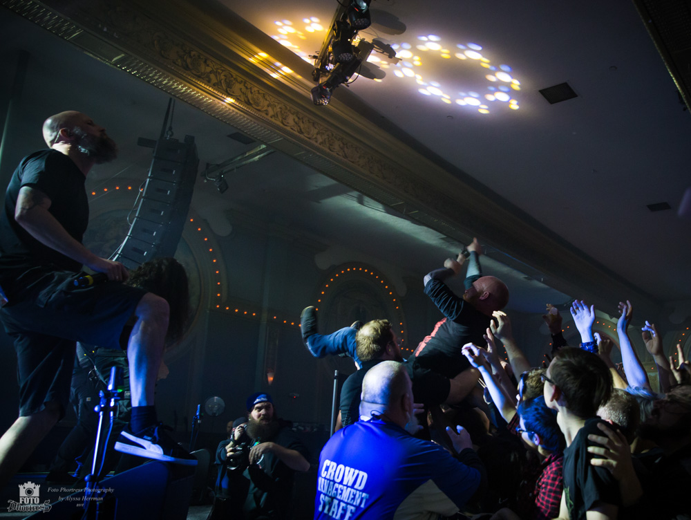 Meshuggah, Crystal Ballroom, photo by Alyssa Herrman