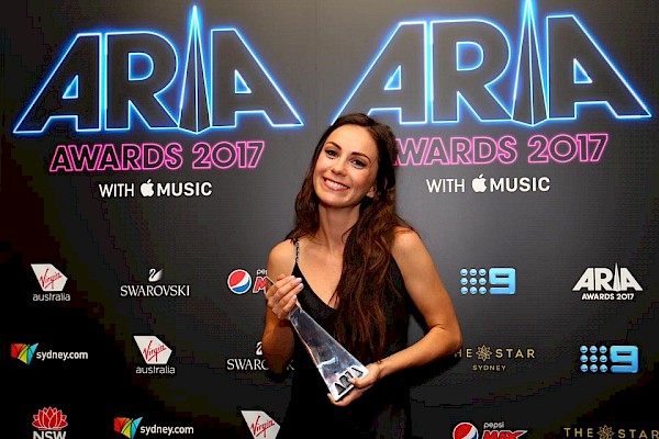 Amy Shark at the 2017 ARIA Awards