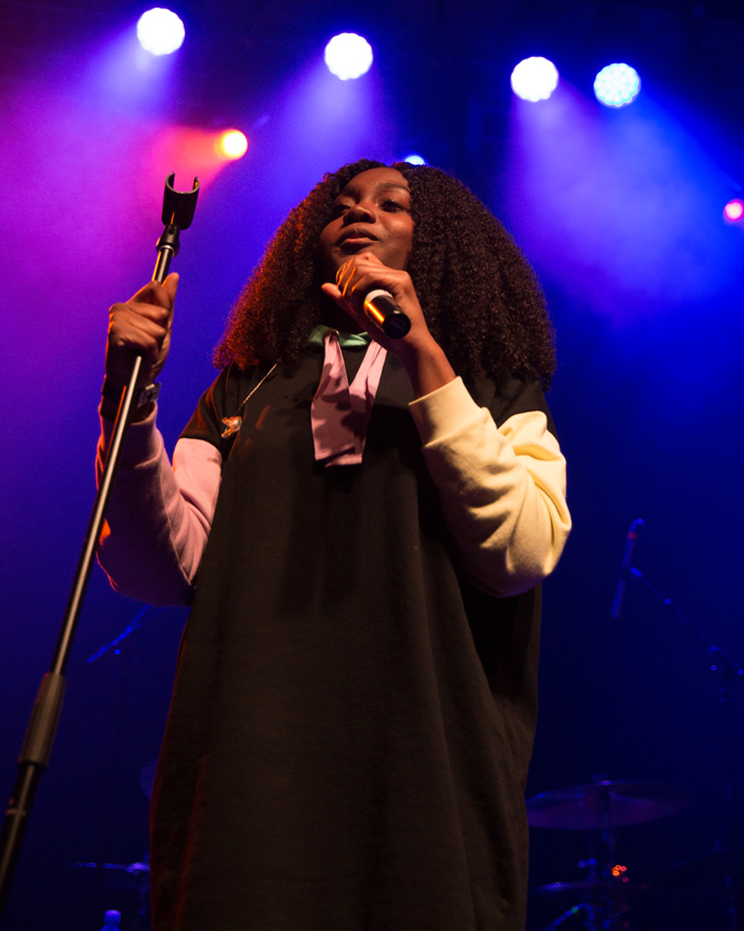 Noname, Crystal Ballroom, Soul'd Out Music Festival, photo by Jensen Ocampo