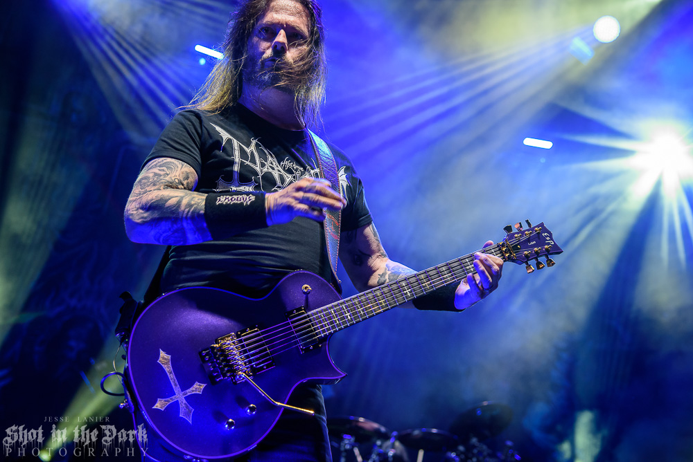Slayer, Pacific Coliseum, photo by Jesse Lanier