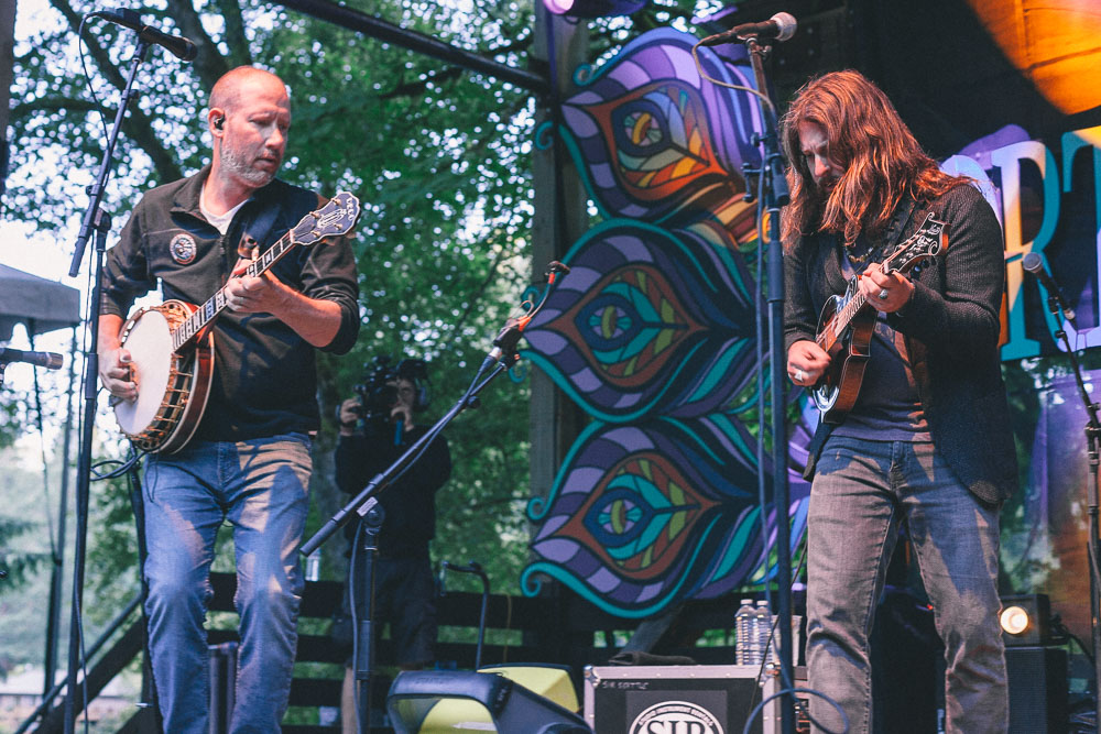 Greensky Bluegrass, Horning's Hideout, Northwest String Summit, photo by Blake Sourisseau