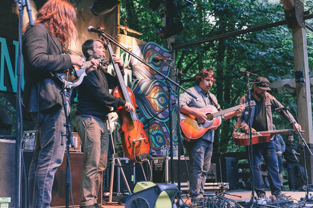 Greensky Bluegrass, Horning's Hideout, Northwest String Summit, photo by Blake Sourisseau
