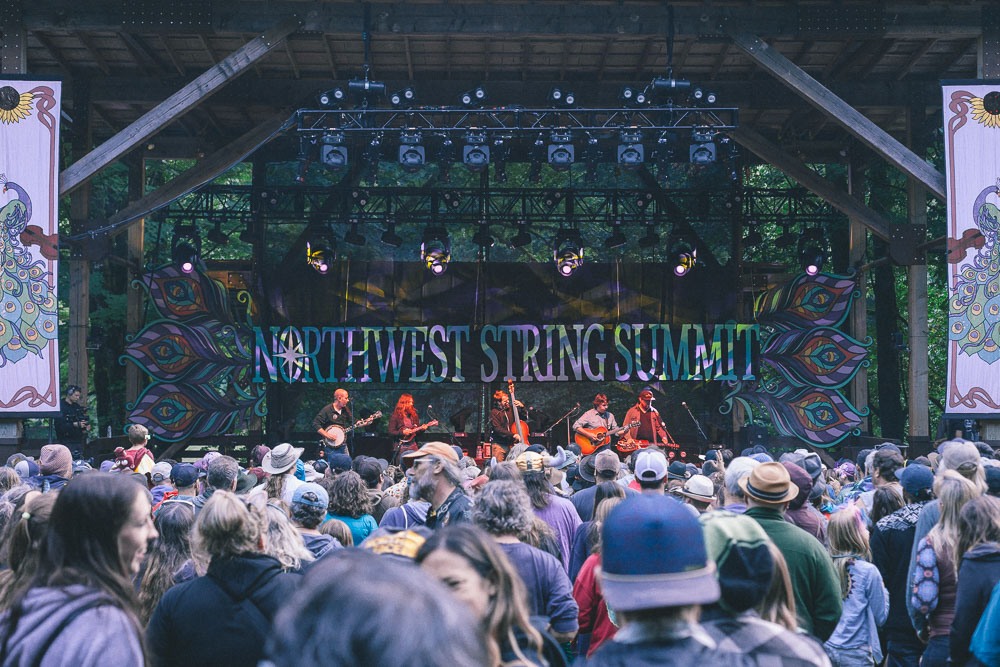 Greensky Bluegrass, Horning's Hideout, Northwest String Summit, photo by Blake Sourisseau