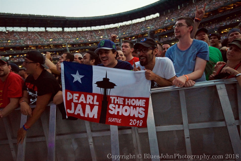 Pearl Jam, Safeco Field, photo by John Alcala