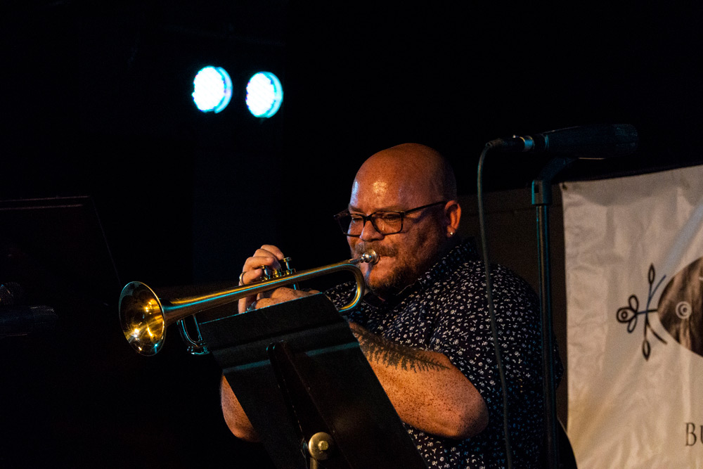 Farnell Newton, Montavilla Jazz Festival, photo by Elbert Giron