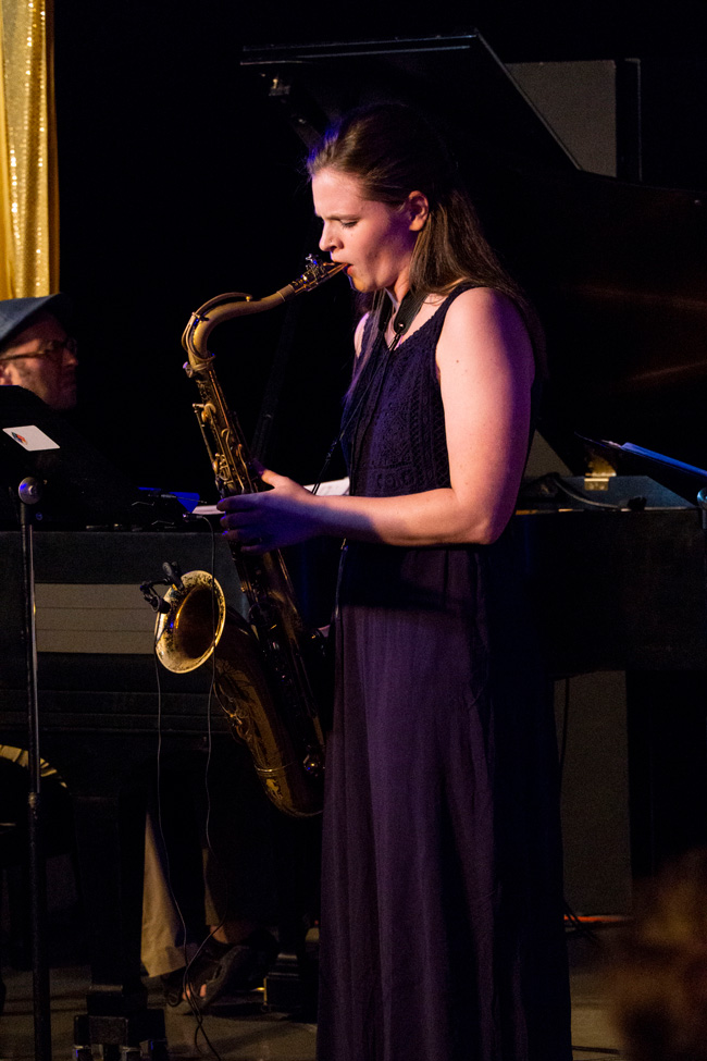 Nicole Glover, Montavilla Jazz Festival, photo by Elbert Giron
