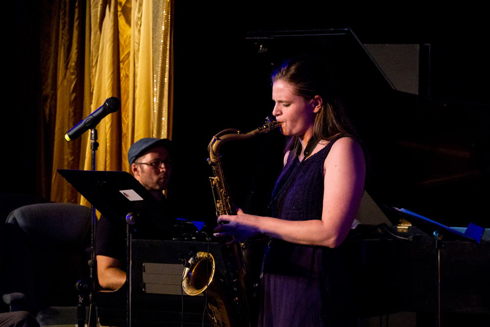 Nicole Glover, Montavilla Jazz Festival, photo by Elbert Giron