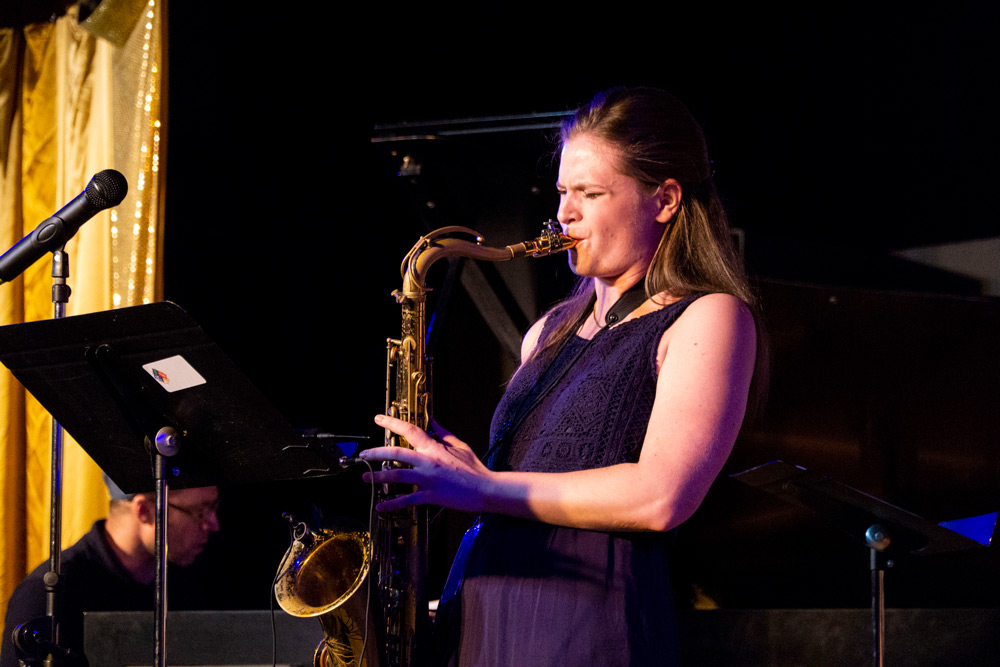 Nicole Glover, Montavilla Jazz Festival, photo by Elbert Giron