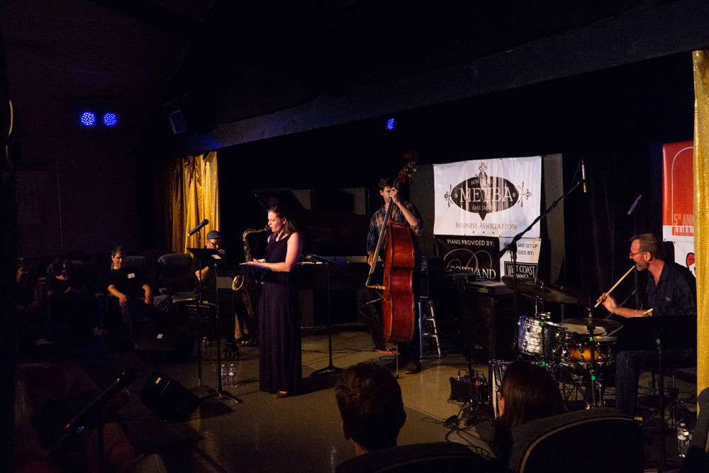Nicole Glover, Montavilla Jazz Festival, photo by Elbert Giron
