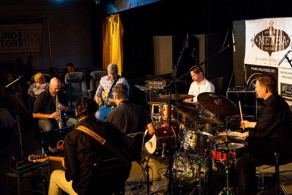 Ryan Meagher, Montavilla Jazz Festival, photo by Elbert Giron