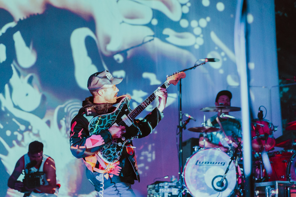 Portugal. The Man, Edgefield Amphitheater, photo by Sydnie Kobza