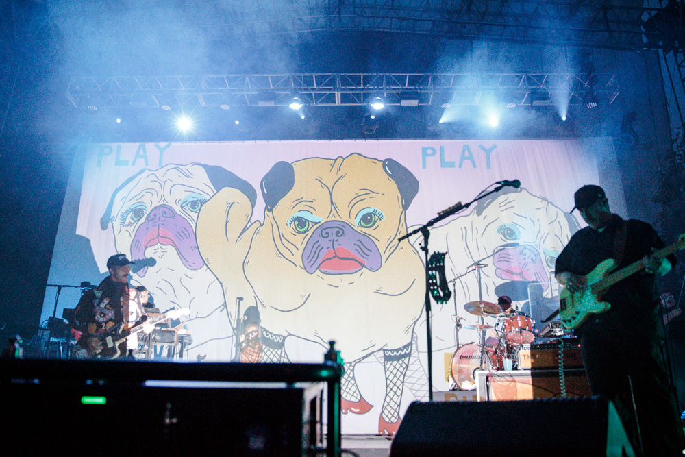 Portugal. The Man, Edgefield Amphitheater, photo by Sydnie Kobza
