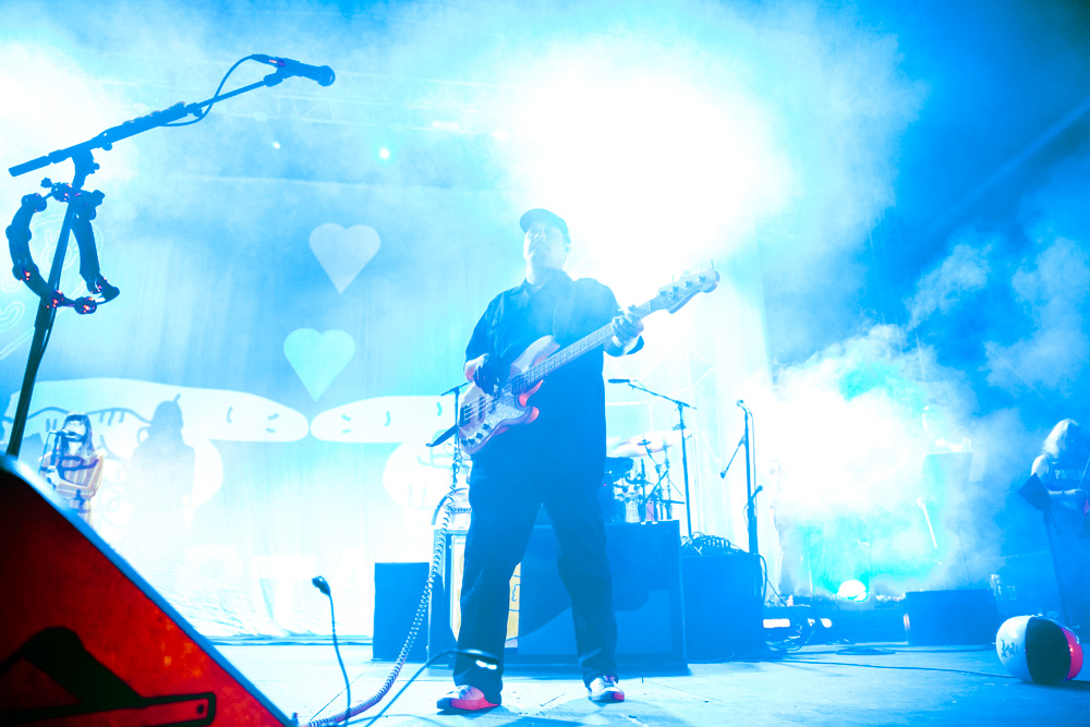 Portugal. The Man, Edgefield Amphitheater, photo by Sydnie Kobza