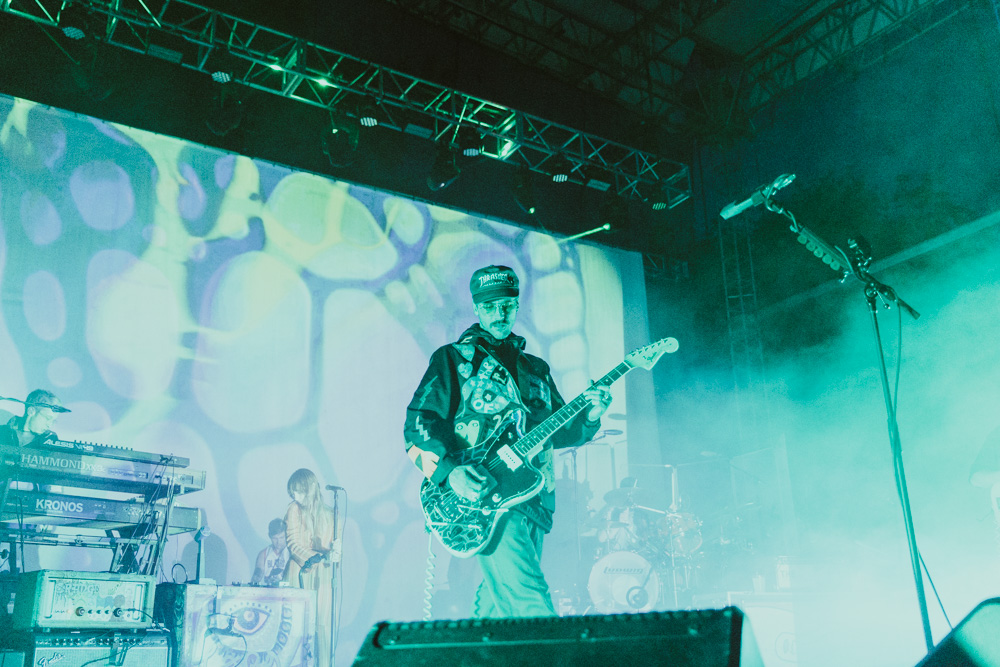 Portugal. The Man, Edgefield Amphitheater, photo by Sydnie Kobza