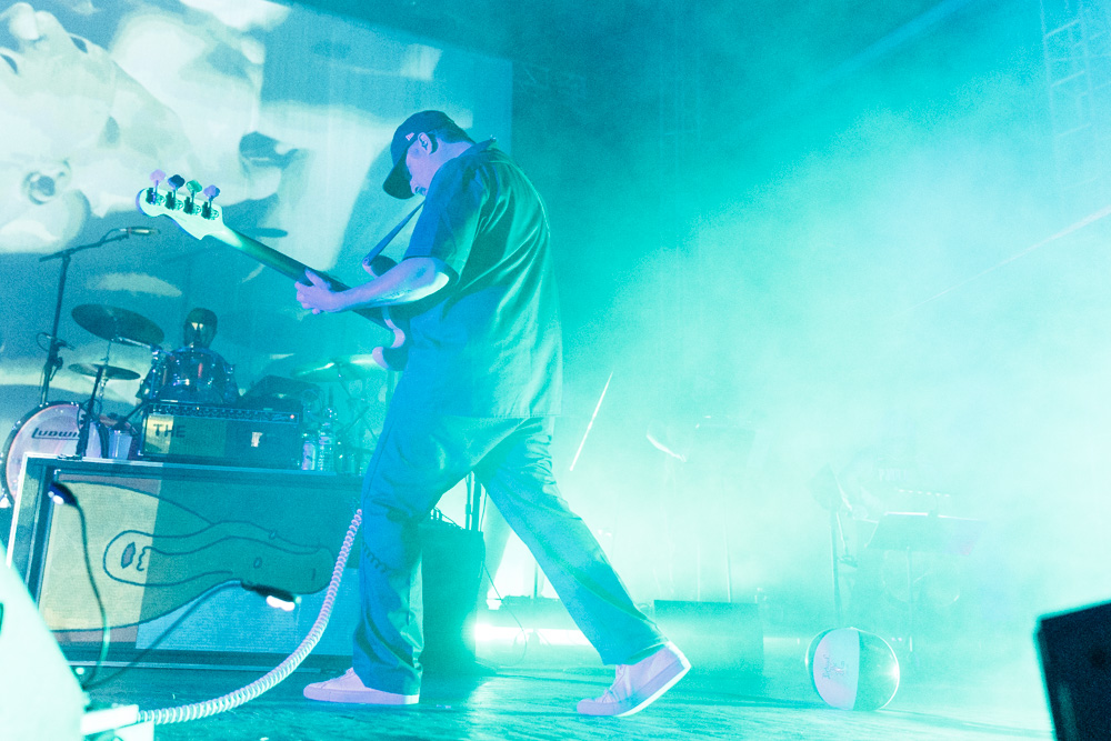 Portugal. The Man, Edgefield Amphitheater, photo by Sydnie Kobza