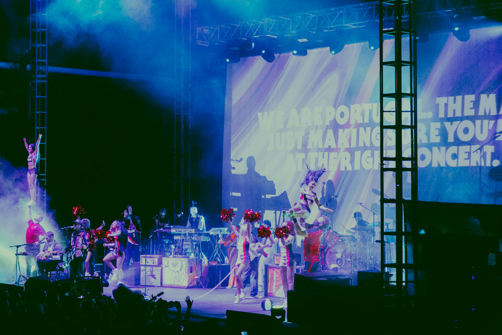 Portugal. The Man, Edgefield Amphitheater, photo by Sydnie Kobza