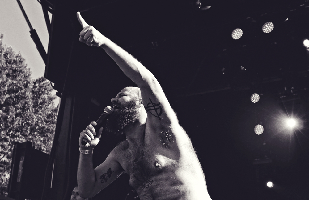 Fucked Up, MusicfestNW, Tom McCall Waterfront Park, photo by Autumn Andel