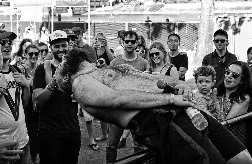 Fucked Up, MusicfestNW, Tom McCall Waterfront Park, photo by Autumn Andel