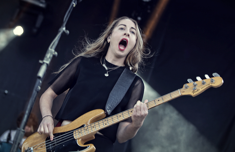 HAIM, MusicfestNW, Tom McCall Waterfront Park, photo by Autumn Andel