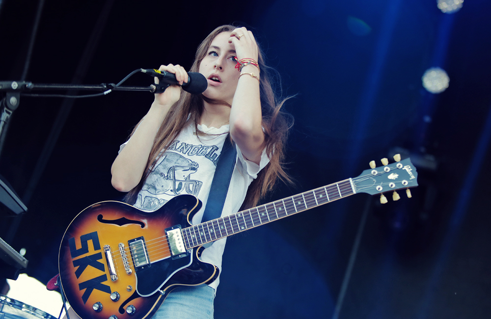 HAIM, MusicfestNW, Tom McCall Waterfront Park, photo by Autumn Andel