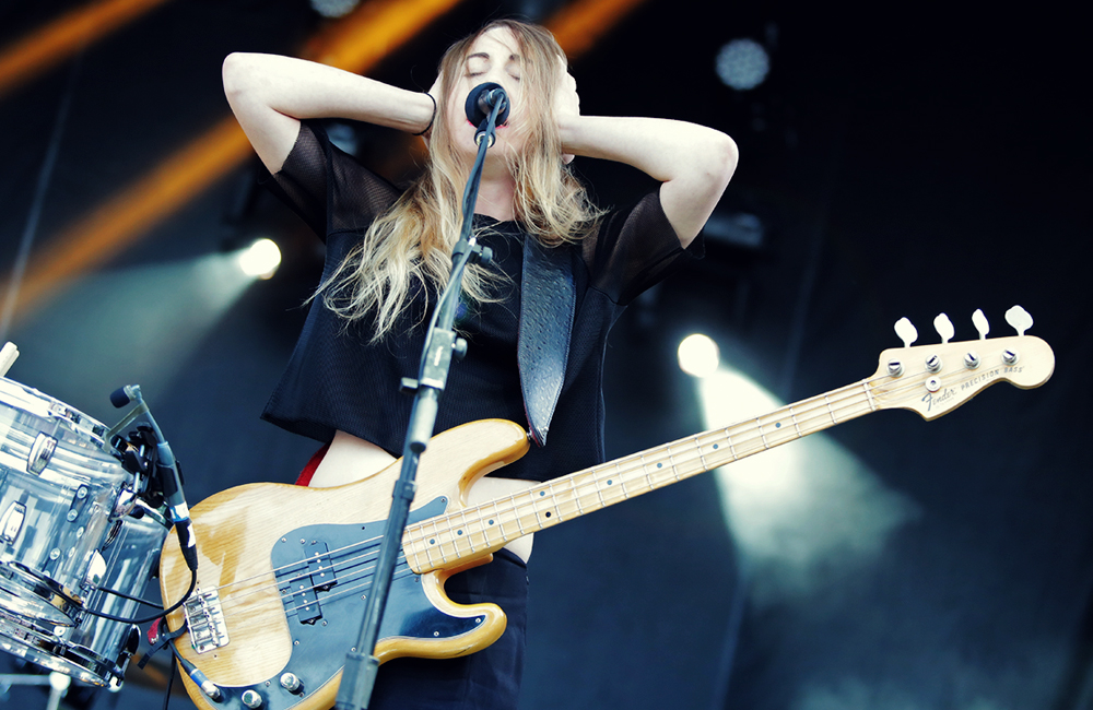 HAIM, MusicfestNW, Tom McCall Waterfront Park, photo by Autumn Andel