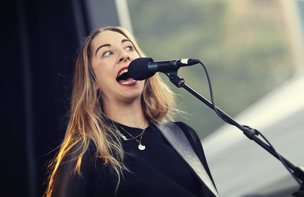HAIM, MusicfestNW, Tom McCall Waterfront Park, photo by Autumn Andel