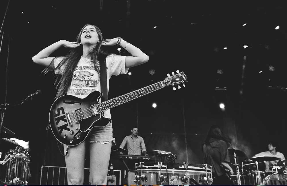 HAIM, MusicfestNW, Tom McCall Waterfront Park, photo by Autumn Andel